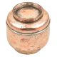 Handmade Broad Copper Canister  With Lid